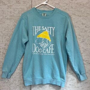 Women's Original The Salty Dog Thick Sweatshirt Sz S by Comfort Colors Preppy